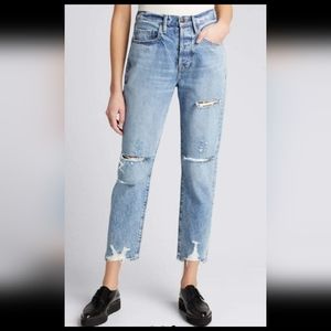 FRAME Le Original High-Rise Straight Crop Jeans, size 29